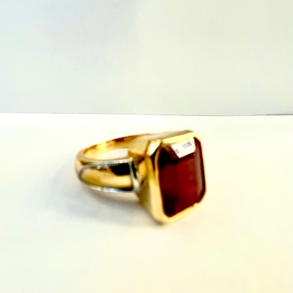 Ruby Stone 8.40 Carats in Gold Ring, Certified by IGC, Burmese Origin - Picture 2 of 10